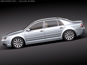 Volkswagen Phaeton 2011 3D 模型