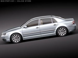 Volkswagen Phaeton 2011 3D Model
