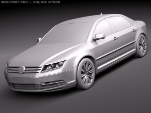 Volkswagen Phaeton 2011 3D 模型