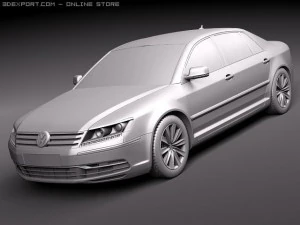 Volkswagen Phaeton 2011 3D Model