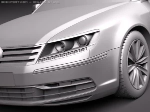 Volkswagen Phaeton 2011 3D Model