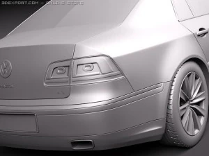 Volkswagen Phaeton 2011 3D Model