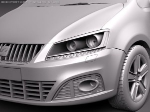 Seat Alhambra 2011 Modèle 3D