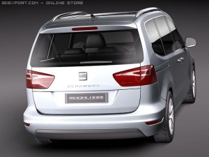 Seat Alhambra 2011 Modèle 3D