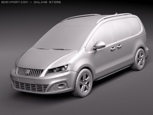 Seat Alhambra 2011 Modèle 3D