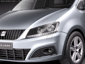 Seat Alhambra 2011 Modèle 3D