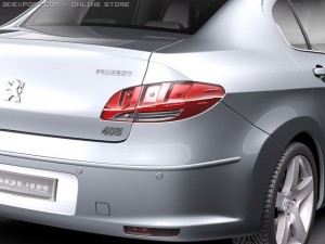 Peugeot 408 Sedan 2011 3Dモデル