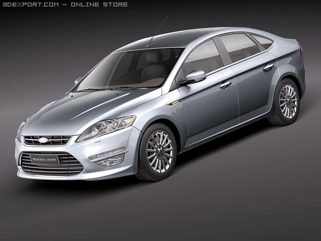 Mondeo 2011 3D Model .c4d .max .obj .3ds .fbx .stl .blend