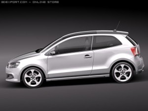 Volkswagen Polo GTI 2011 3D-Modell
