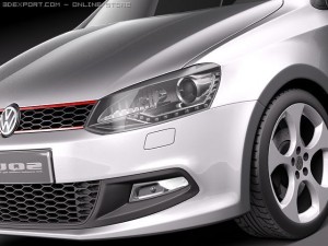 Volkswagen Polo GTI 2011 3D-Modell