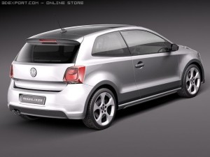 Volkswagen Polo GTI 2011 3D-Modell