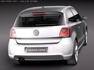 Volkswagen Polo GTI 2011 3D-Modell