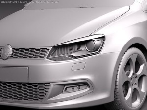 Volkswagen Polo GTI 2011 3D-Modell
