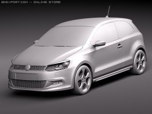 Volkswagen Polo GTI 2011 3D-Modell