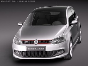 Volkswagen Polo GTI 2011 3D-Modell
