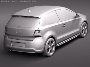 Volkswagen Polo GTI 2011 3D-Modell