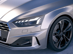 Audi A5 Cabrio 2020 Model 3D