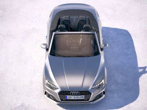 Audi A5 Cabrio 2020 3D Model