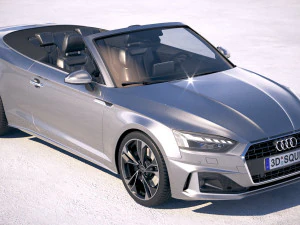 Audi A5 Cabrio 2020 3D Model