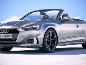 Audi A5 Cabrio 2020 Model 3D