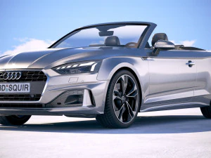 Audi A5 Cabrio 2020 3D Model