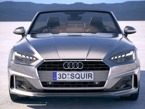 Audi A5 Cabrio 2020 3D Model