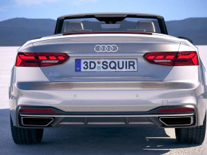 Audi A5 Cabrio 2020 3D Model
