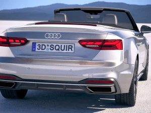 Audi A5 Cabrio 2020 3D Model