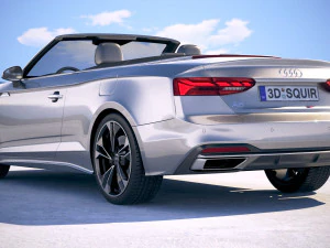 Audi A5 Cabrio 2020 3D Model