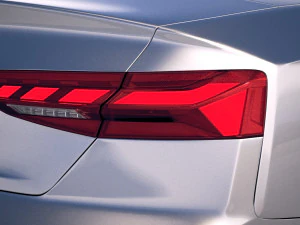 Audi A5 Cabrio 2020 3D Model