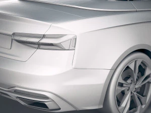 Audi A5 Cabrio 2020 3D Model