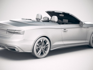 Audi A5 Cabrio 2020 Model 3D