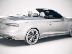 Audi A5 Cabrio 2020 3D Model