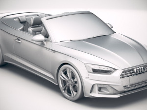 Audi A5 Cabrio 2020 Model 3D