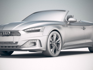 Audi A5 Cabrio 2020 Model 3D
