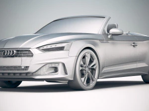 Audi A5 Cabrio 2020 3D Model