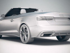 Audi A5 Cabrio 2020 Model 3D