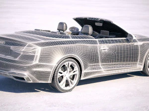 Audi A5 Cabrio 2020 3D Model