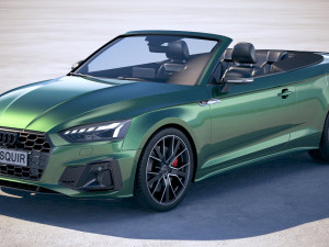 Audi A5 Cabrio S-line 2020 3D Model