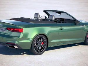 Audi A5 Cabrio S-line 2020 3D Model