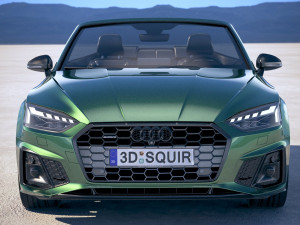Audi A5 Cabrio S-line 2020 3D Модель
