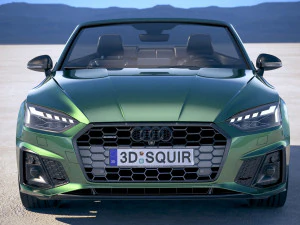 Audi A5 Cabrio S-line 2020 3D Model