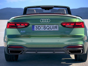Audi A5 Cabrio S-line 2020 3D Model