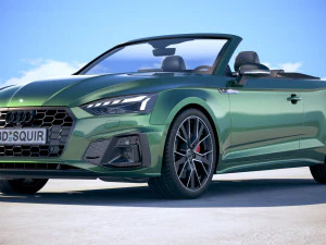 Audi A5 Cabrio S-line 2020 3D Model