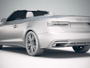 Audi A5 Cabrio S-line 2020 3D Model