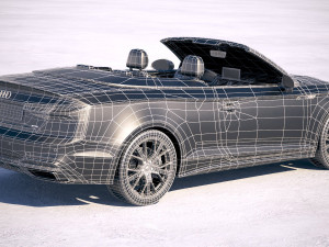 Audi A5 Cabrio S-line 2020 3D Модель