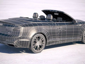 Audi A5 Cabrio S-line 2020 3D Model