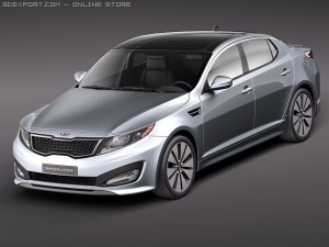 Kia Optima 2011 3D Model
