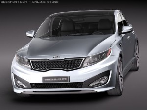Kia Optima 2011 Model 3D