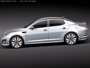 Kia Optima 2011 Model 3D